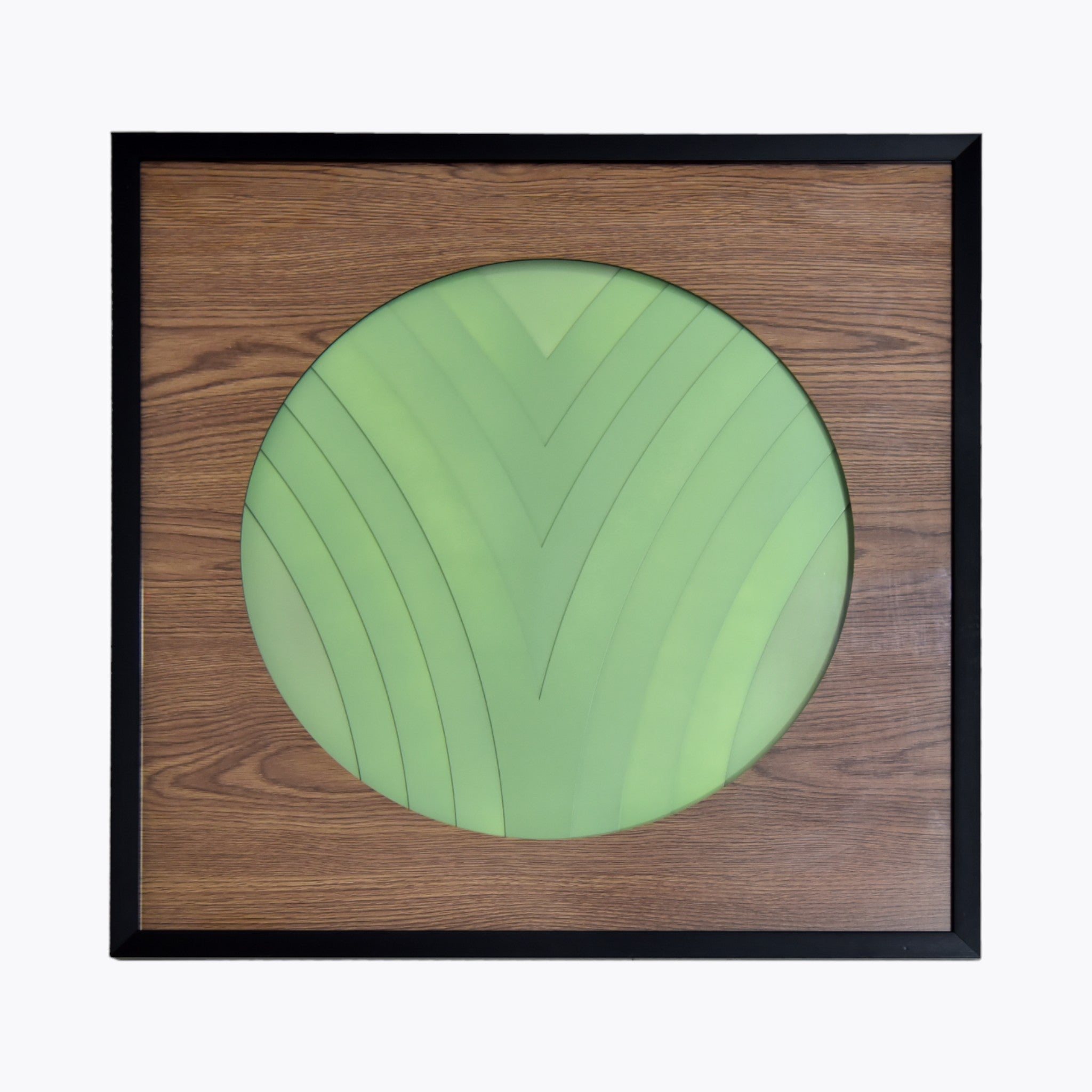 Verdant Leaf Design Wall Art | Set of 1